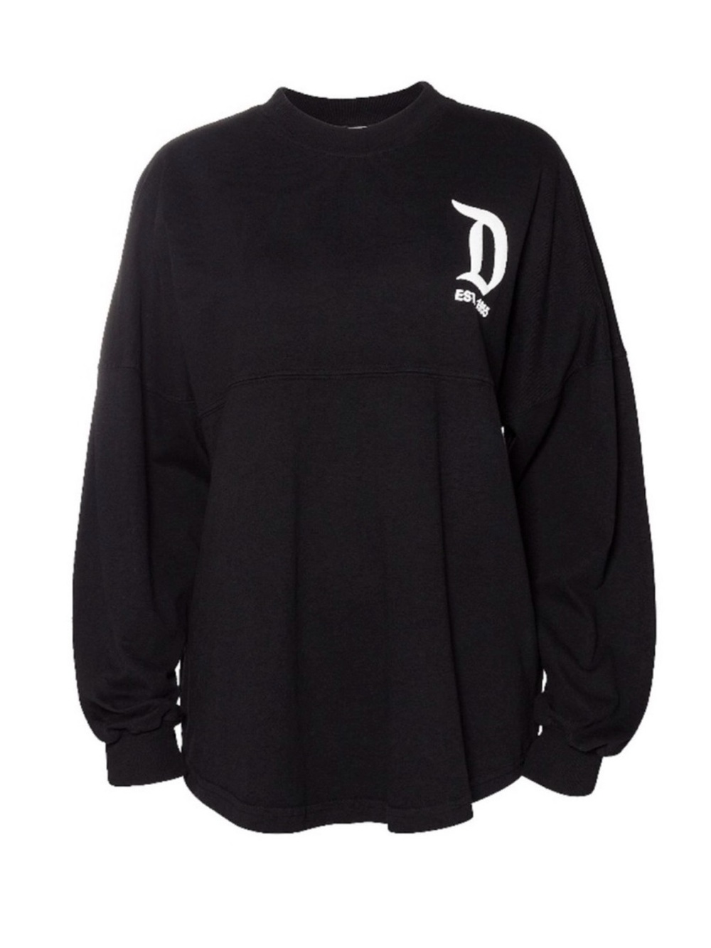Disneyland Resort Black Long Sleeve Spirit Jersey Top